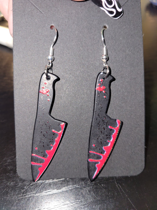 Bloody Knife Earrings