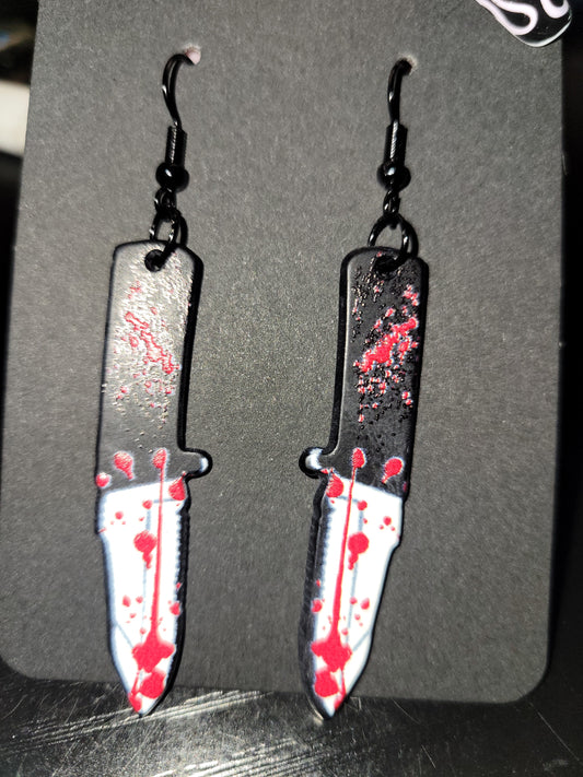 Bloody Knife Earrings style 2