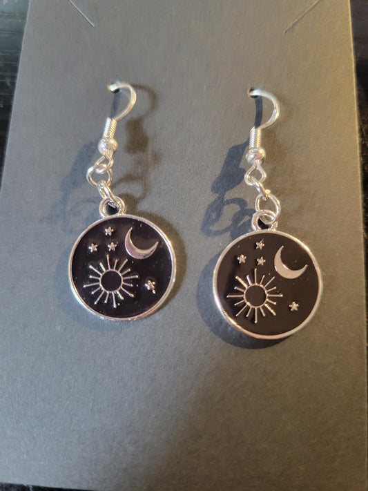 Sun/Moon Earrings