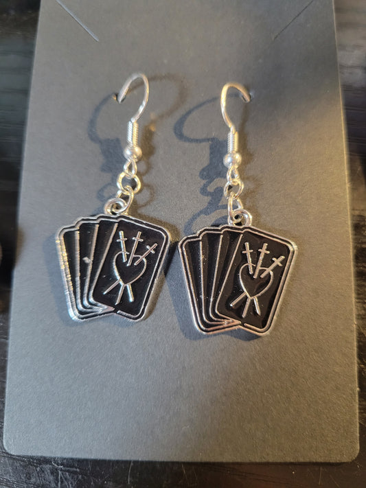 Tarot Card Earrings