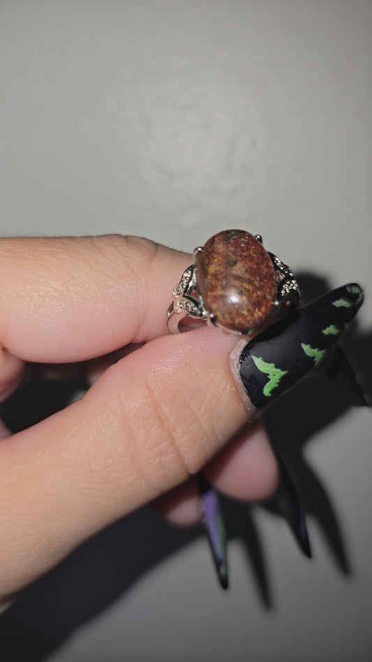 Garden Quartz Ring sz6