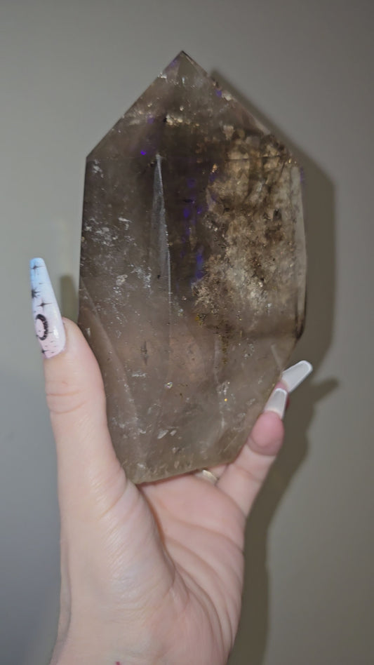 Smokey Quartz Large Point Freeform