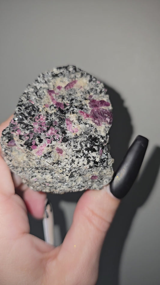 Raw Eudialyte Specimen | Passion, Purpose & Heart-Centered Strength