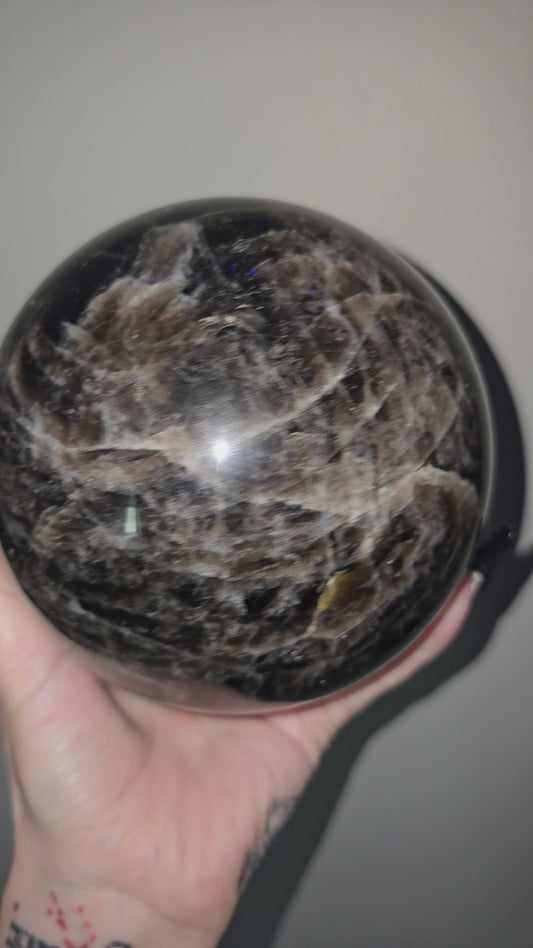 Large Smoky Quartz Sphere | 5 lbs 11.3 oz Collector Statement Piece