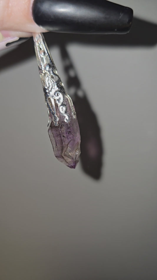 Raw Super Seven Pendant | Intuition, Transformation & Spiritual Growth