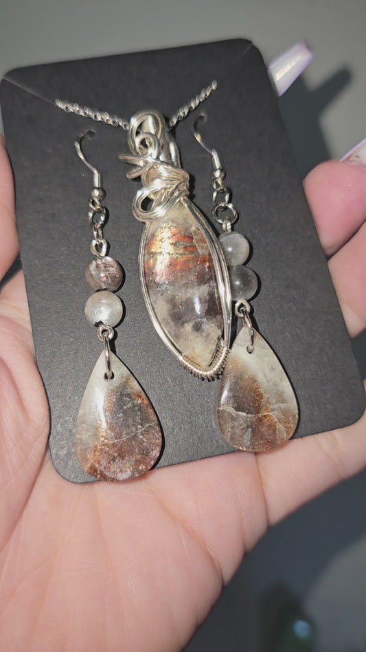 Coca Sunstone Moonstone Set