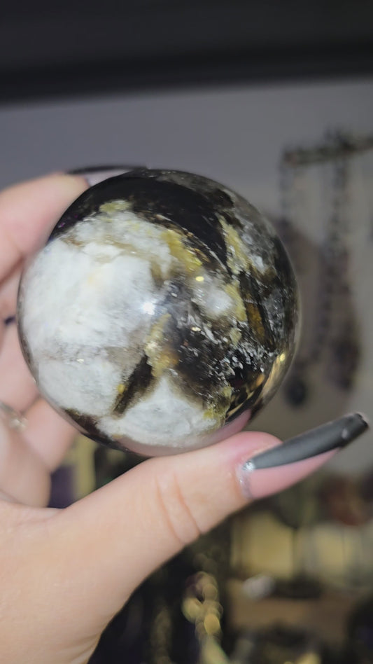 Moonstone, Smokey Quartz and Mica Sphere 2
