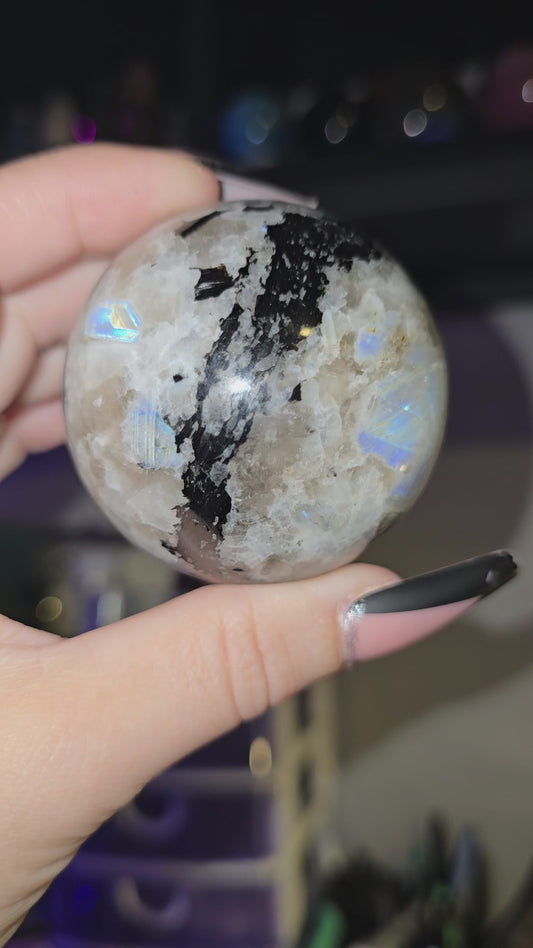 Rainbow Moonstone Sphere