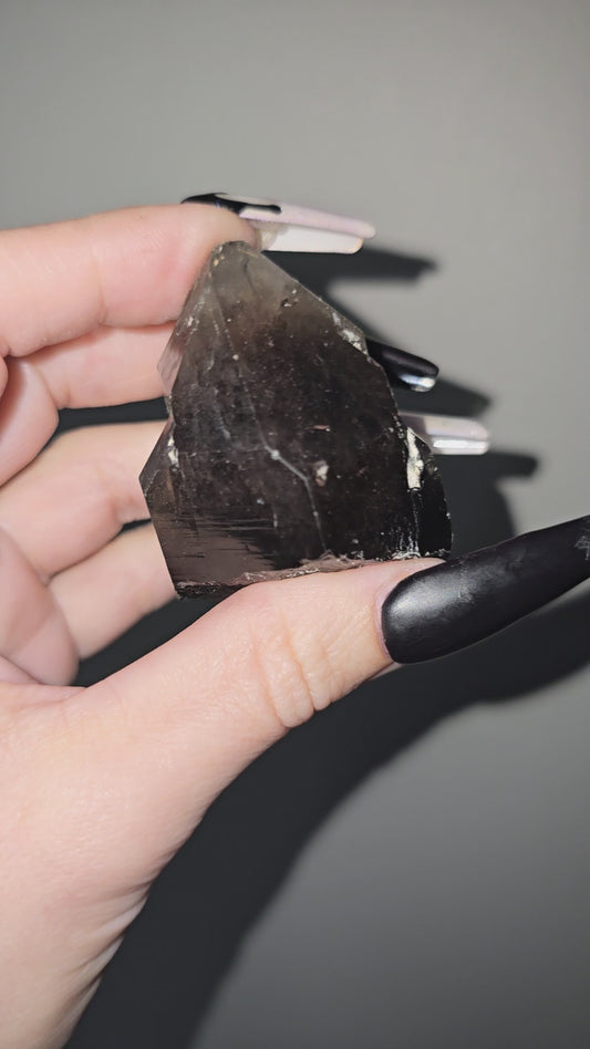 Raw Smoky Quartz Chunk | Grounding, Protection & Stability