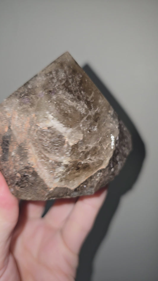 Natural Smoky Quartz Point | Grounding, Clarity & Steady Growth