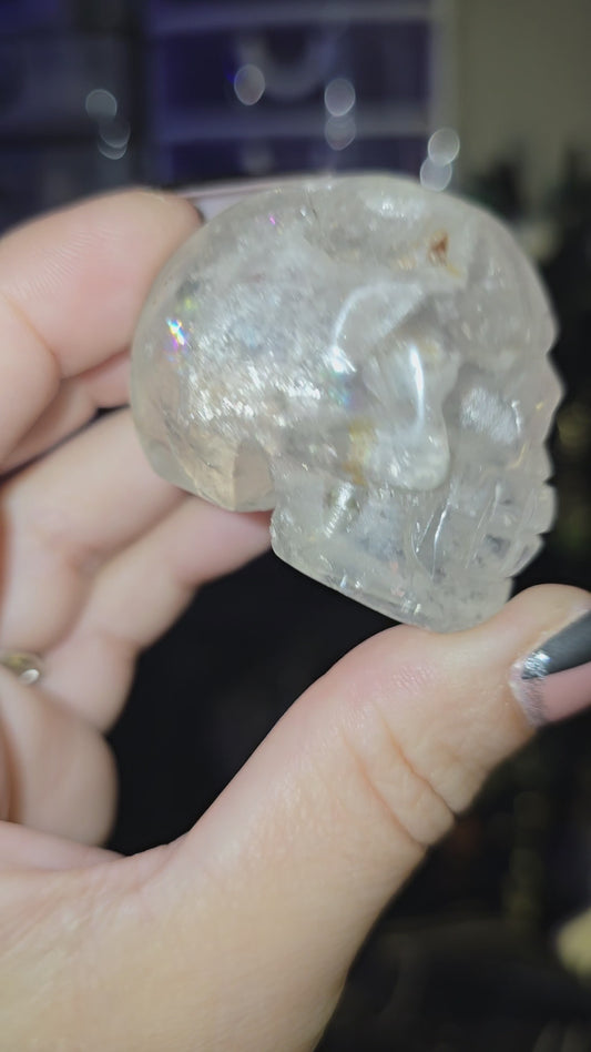 Clear Quartz Mini Skull