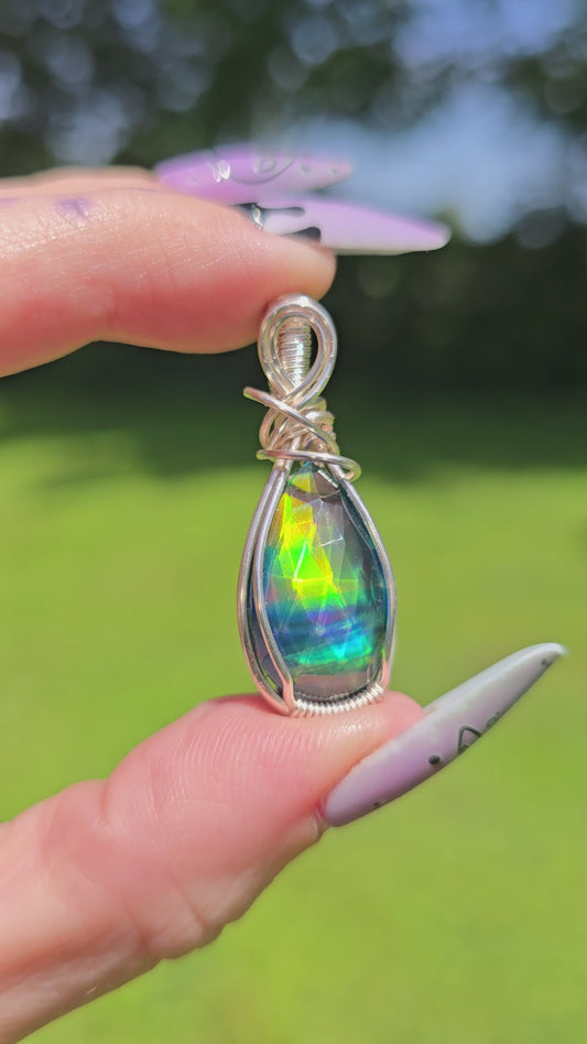 Aurora Opal Triplet Pendant | Creativity | Inspiration