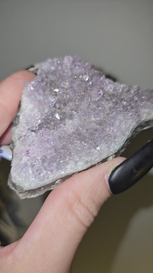 Small Raw Amethyst Cluster | Intuition, Peace & Spiritual Growth