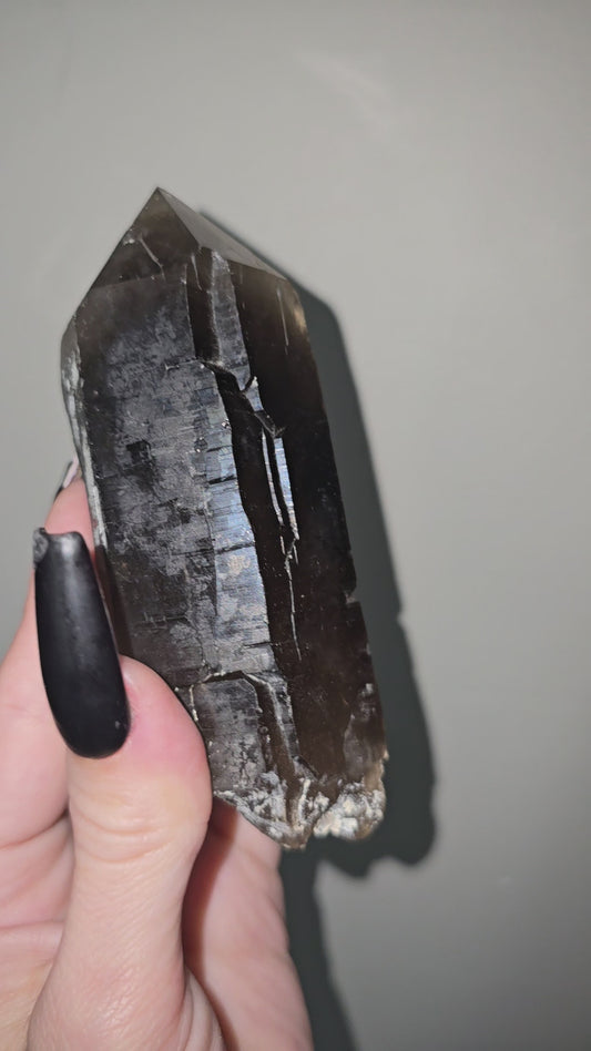 Large Raw Smoky Quartz Point | Grounding, Protection & Earth Energy