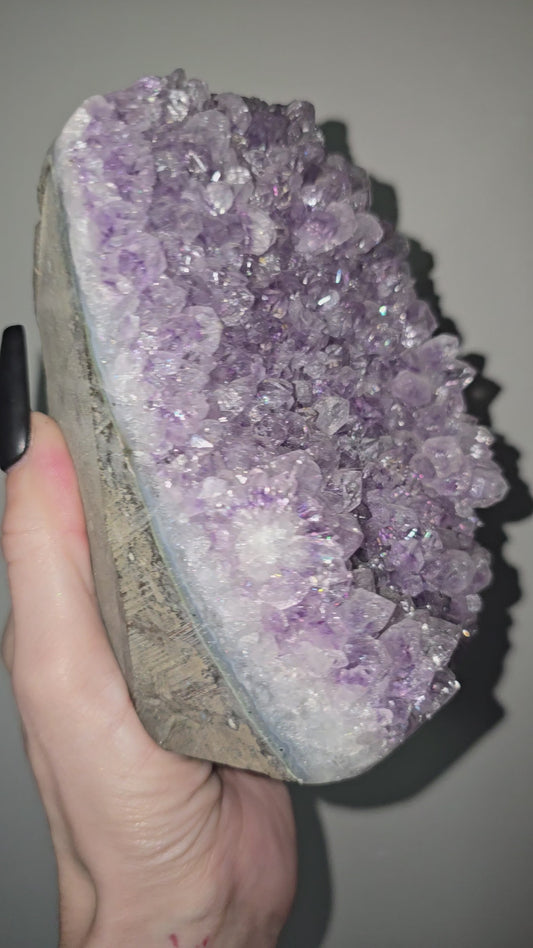 Amethyst Cut Base Freeform | Intuition, Peace & Spiritual Growth