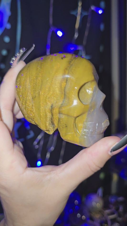 Mookaite Jasper Skull