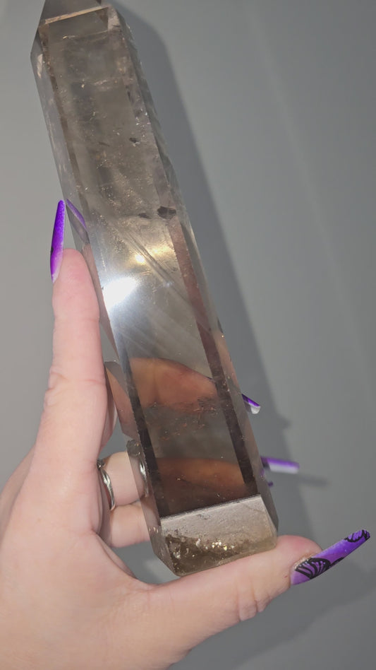 Smokey Quartz Tower 7in