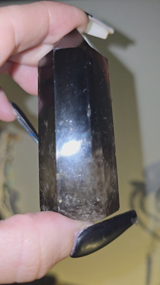 Chunky Smoky Quartz Tower | Grounding & Protection | Paulinna Vibes