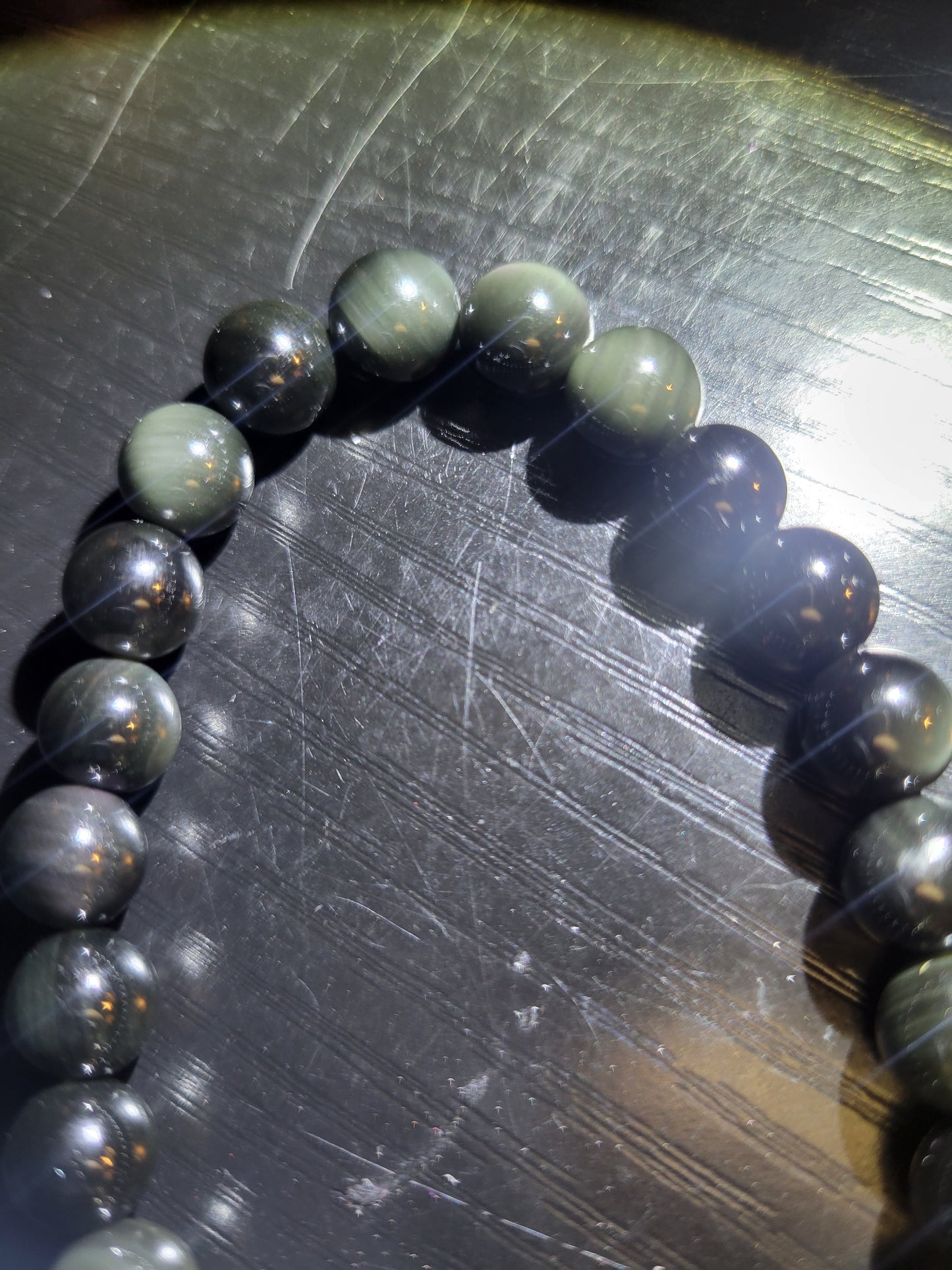 Rainbow Obsidian Bracelet