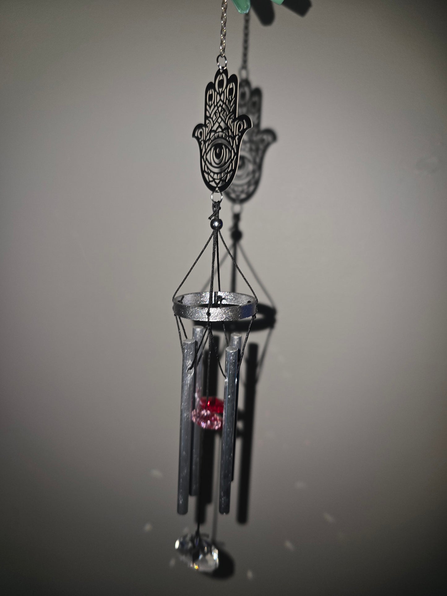 Hamsa Hand Wind Chime | Evil Eye Protection Decor
