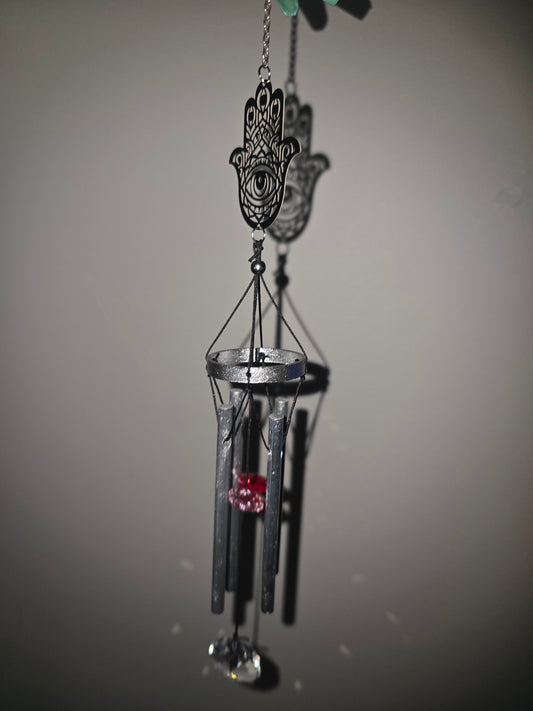 Hamsa Hand Wind Chime | Evil Eye Protection Decor