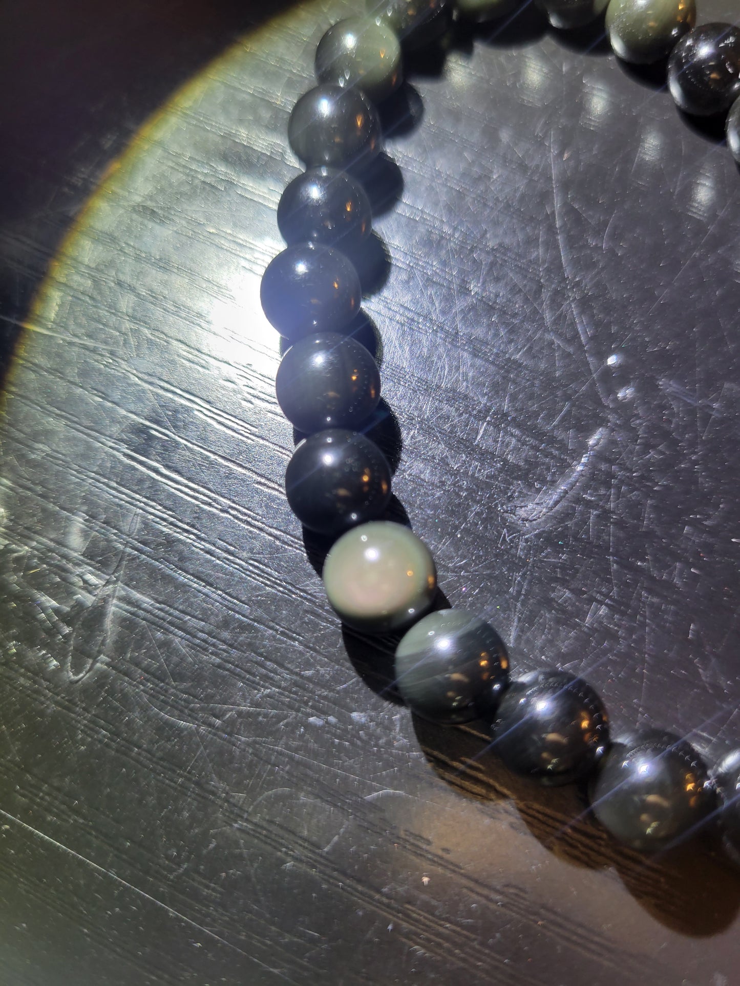 Rainbow Obsidian Bracelet