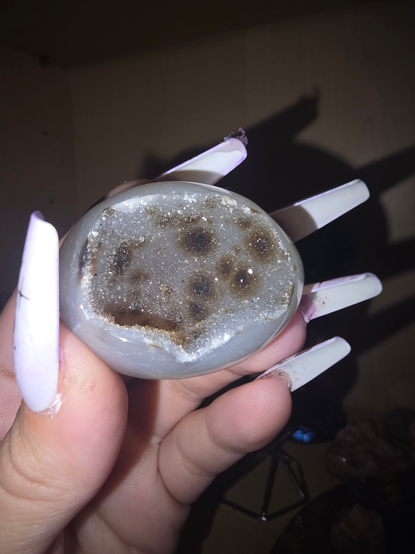 Druzy Agate Egg