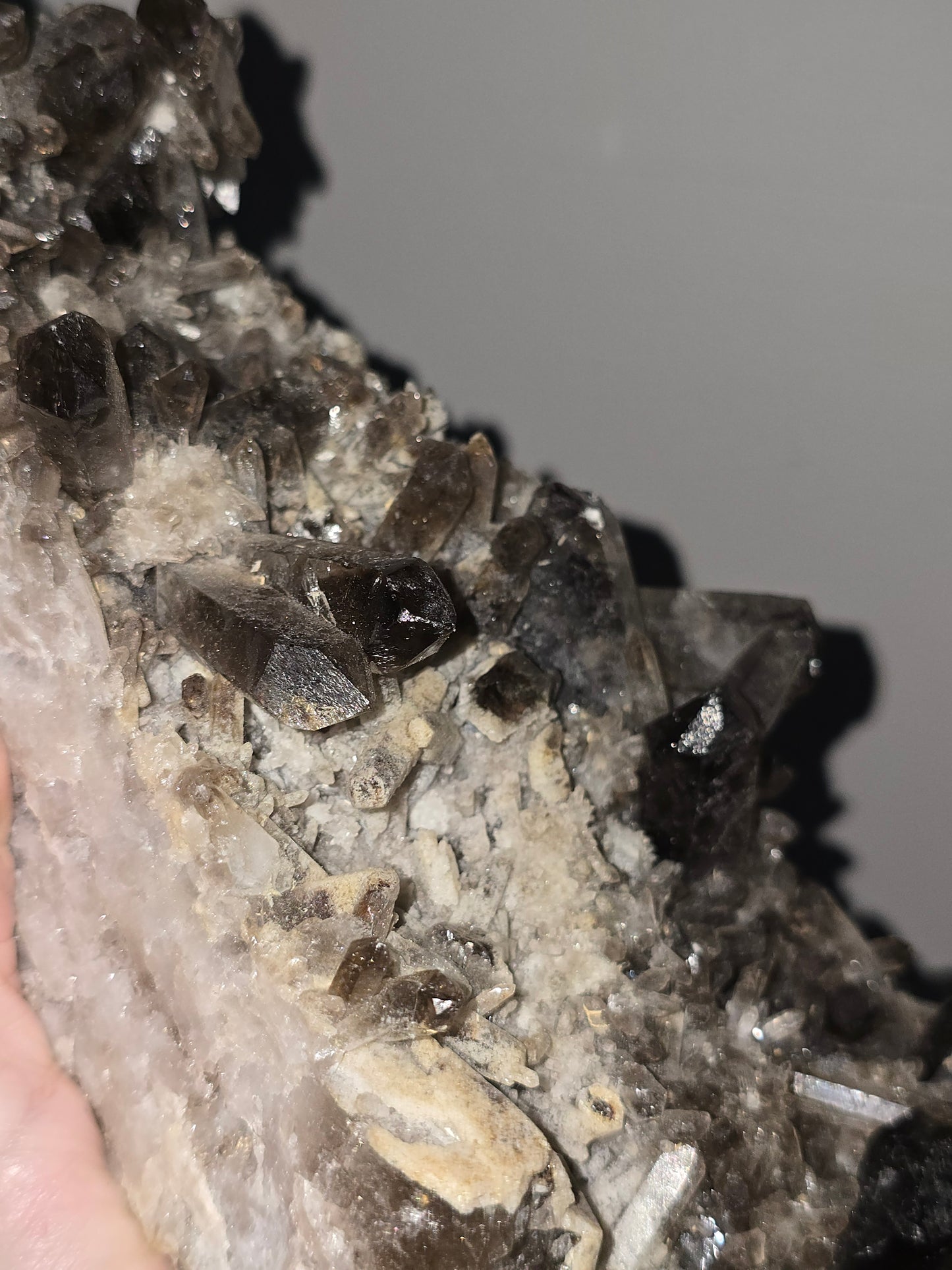 Large Smoky Quartz Cluster | 11-Inch Collector Statement Piece