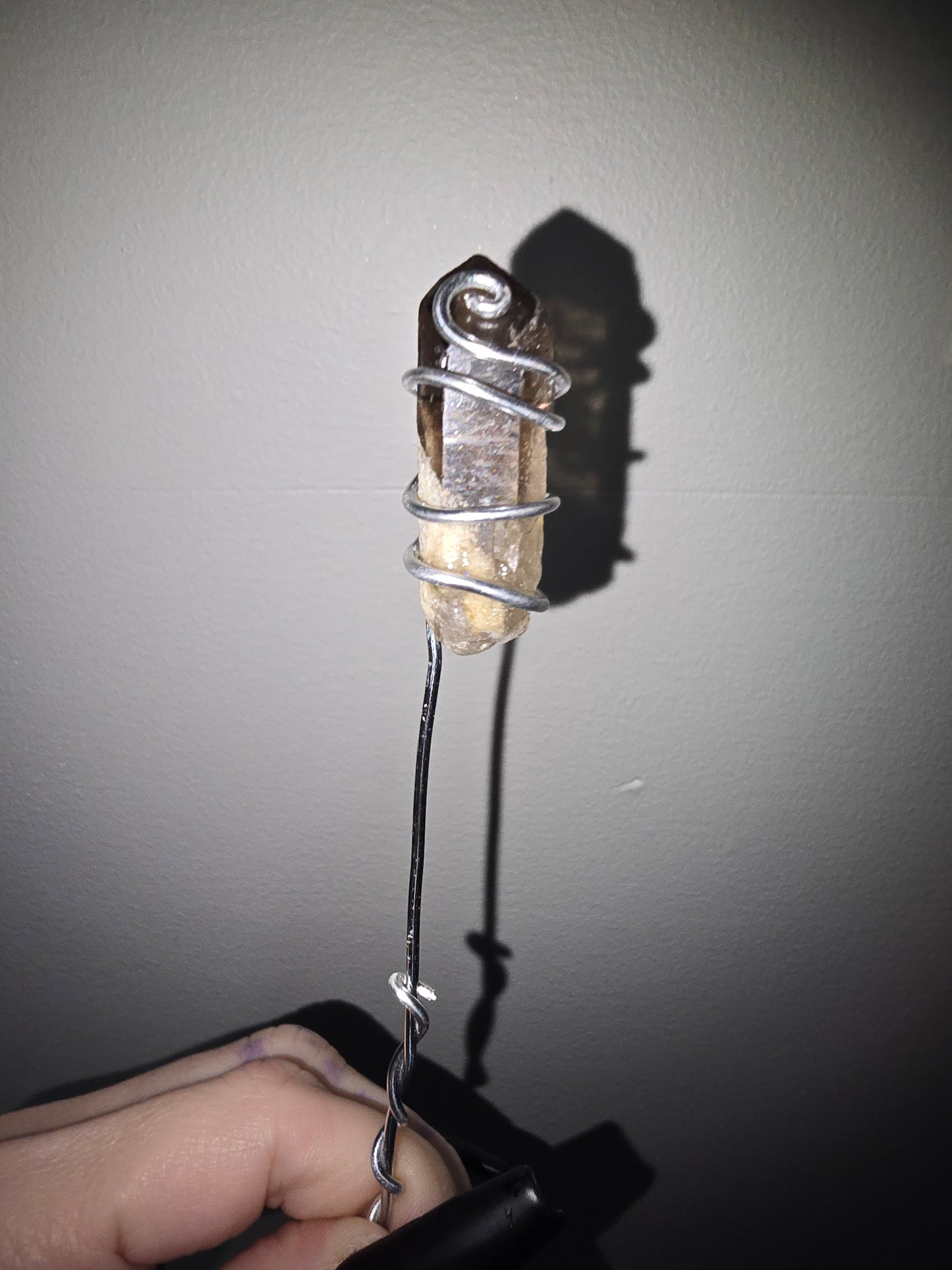 Smoky Quartz Plant Buddy | Crystal Companion for Your Plants