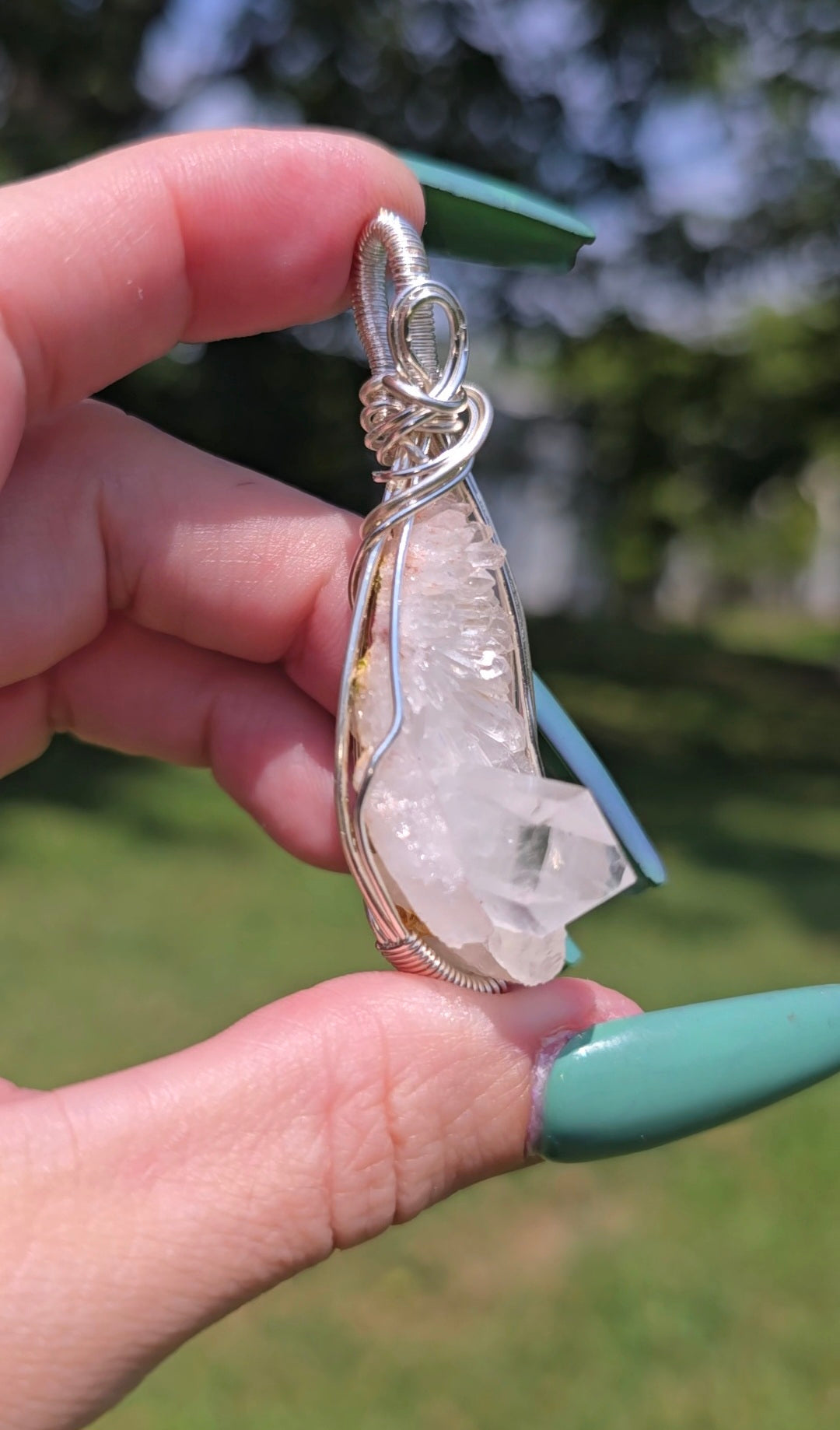 Quartz Cluster Pendant | Clarity & Amplification