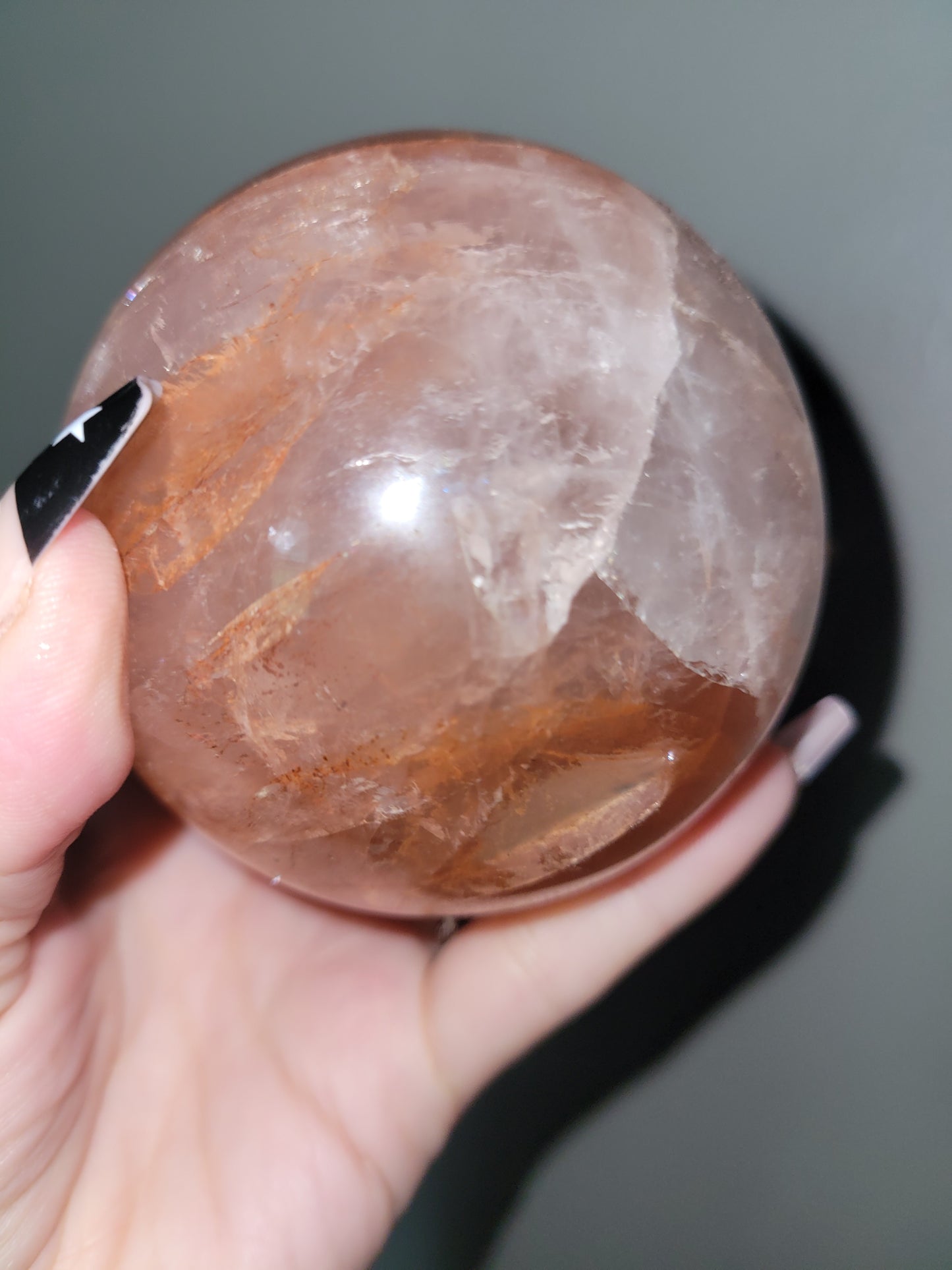 Fire Quartz Sphere