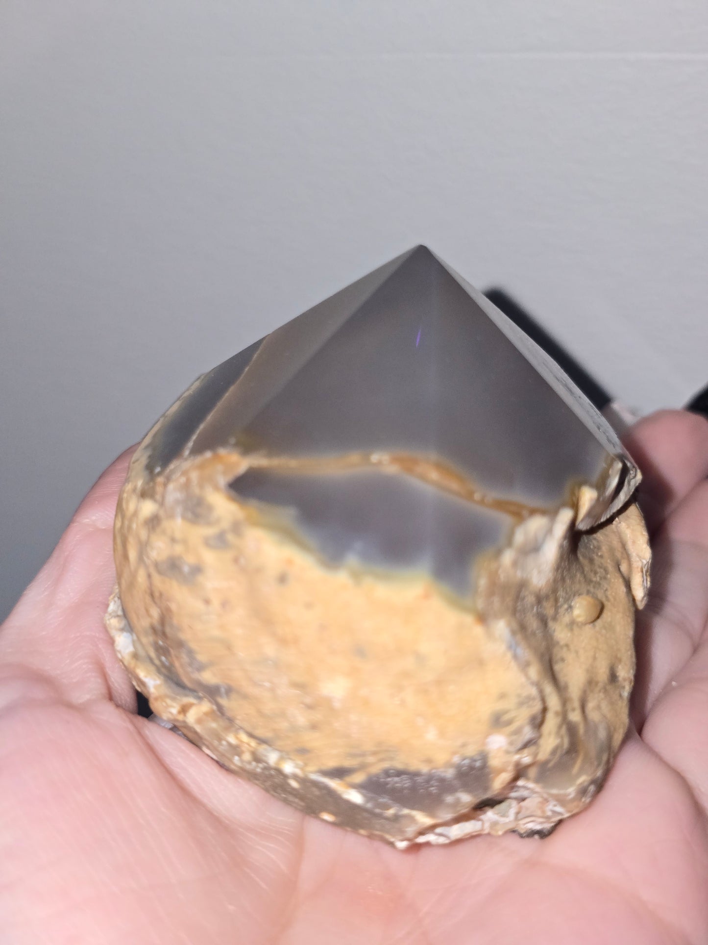 Agate Crystal Point | Stability, Balance & Gentle Grounding