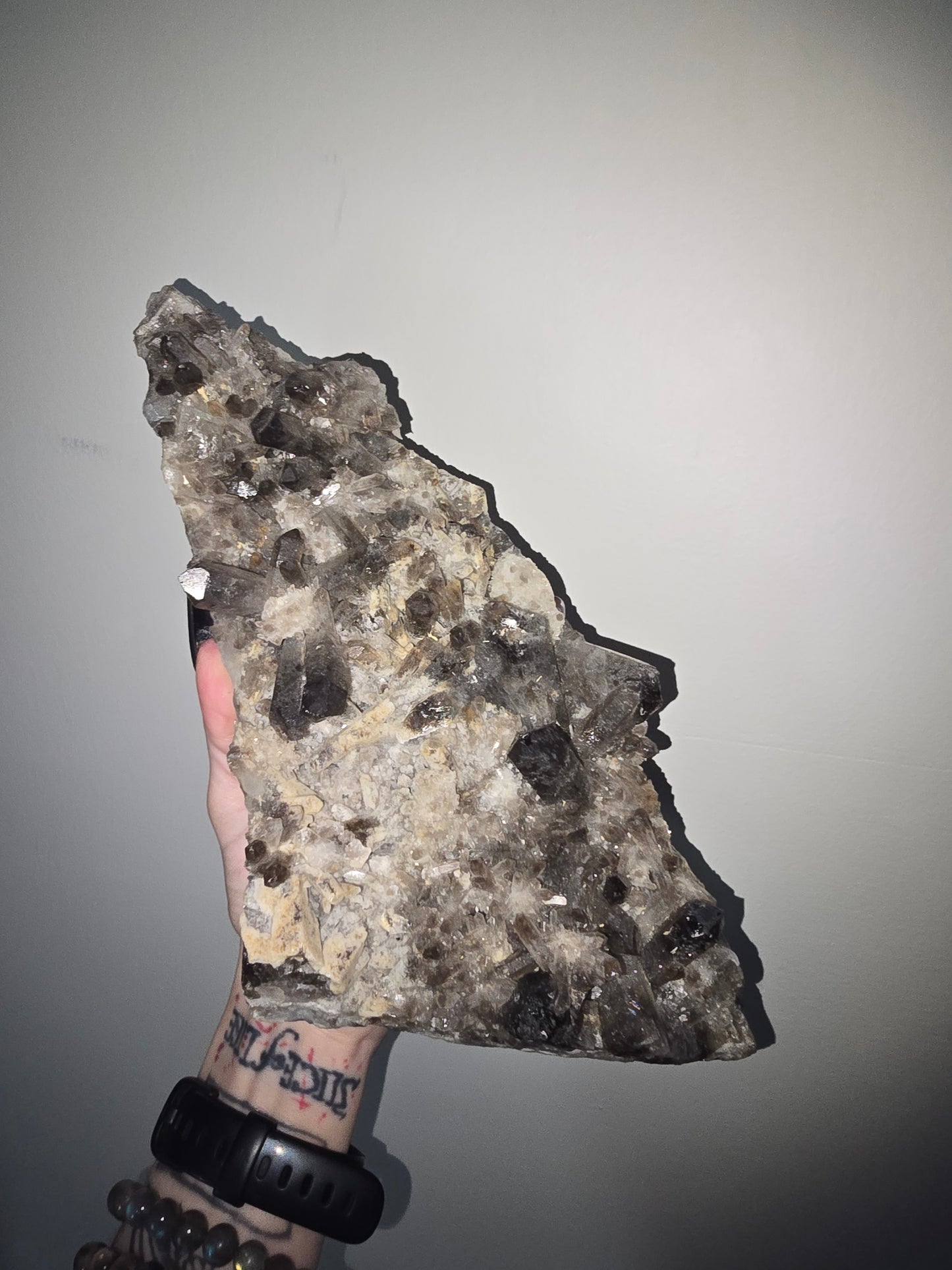Large Smoky Quartz Cluster | 11-Inch Collector Statement Piece