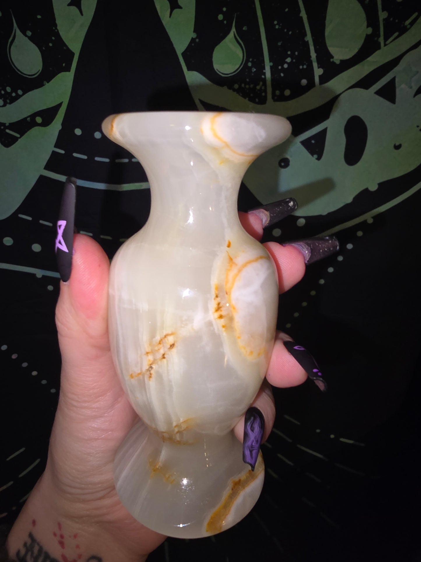 Green Onyx Vase