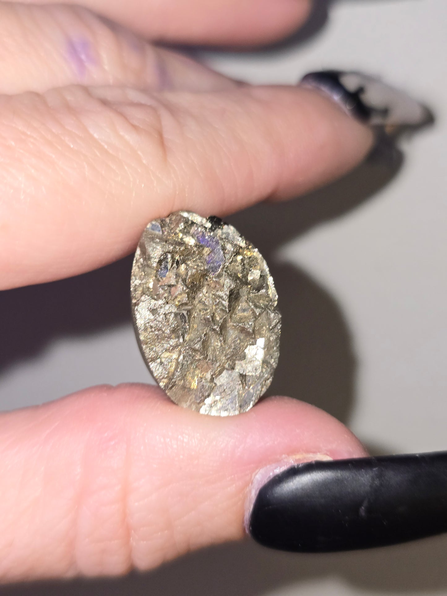 Raw Pyrite Face Magnet | Crystal Home & Office Décor