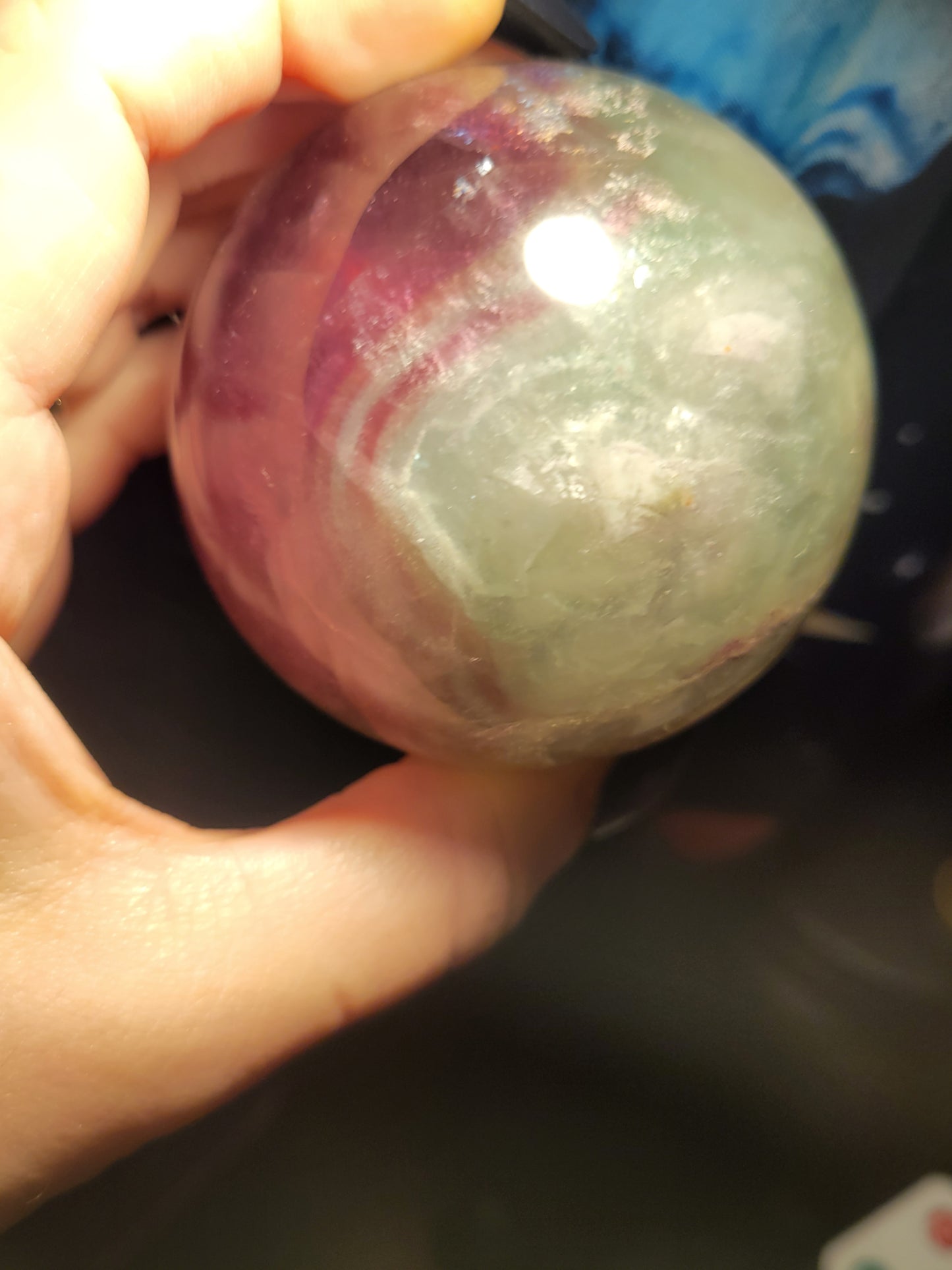 Candy Fluorite sphere