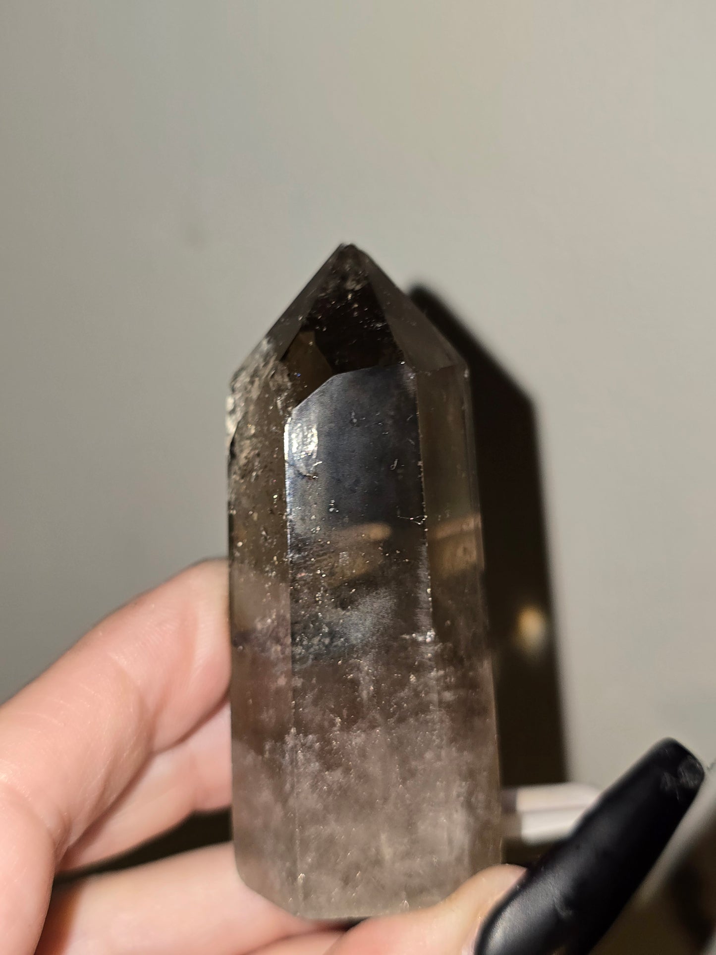 Rainbow Smoky Quartz Tower | Clarity, Grounding & Hidden Light