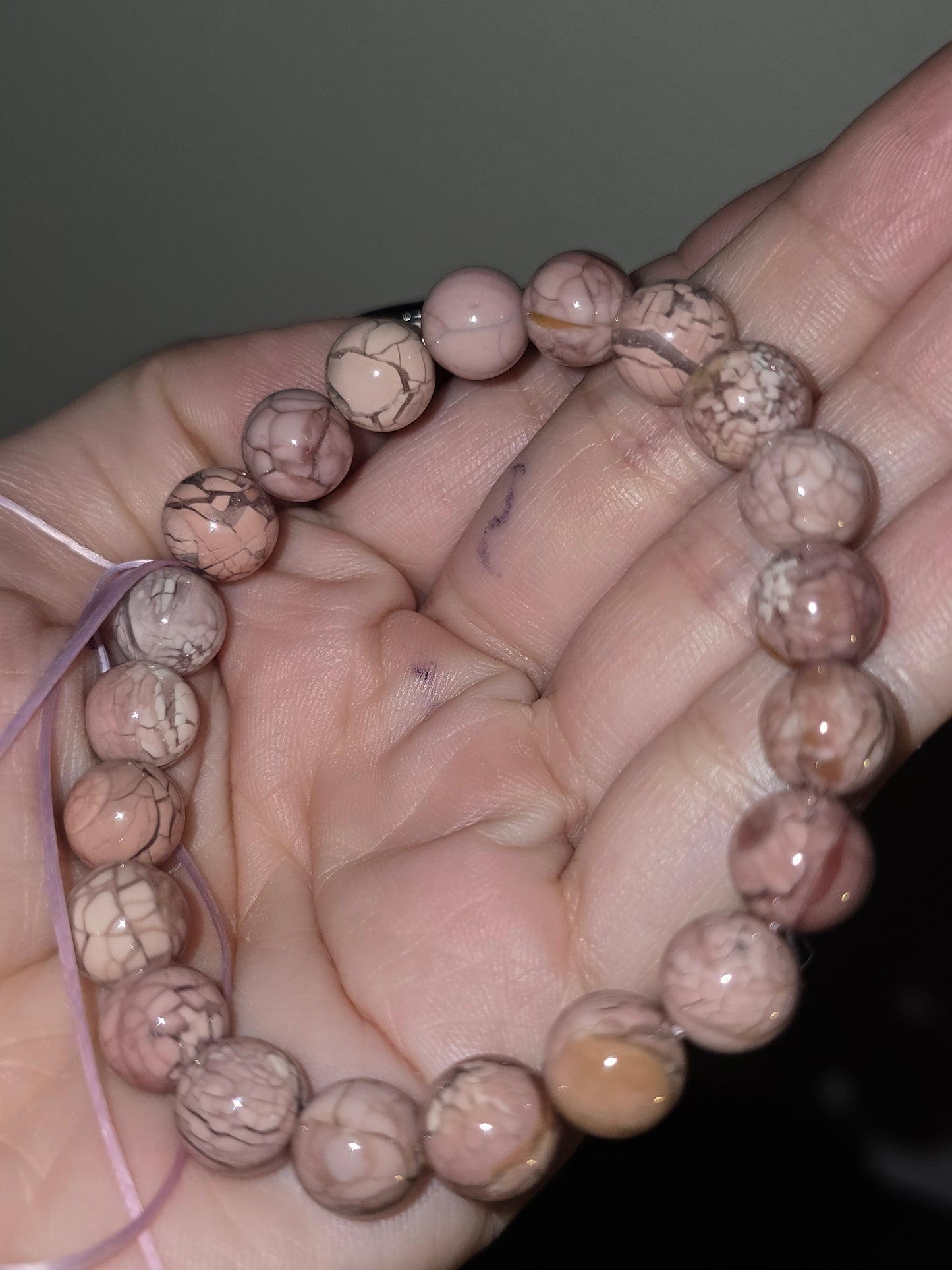 Pink Agate Bracelet | Emotional Healing, Self-Love & Inner Peace