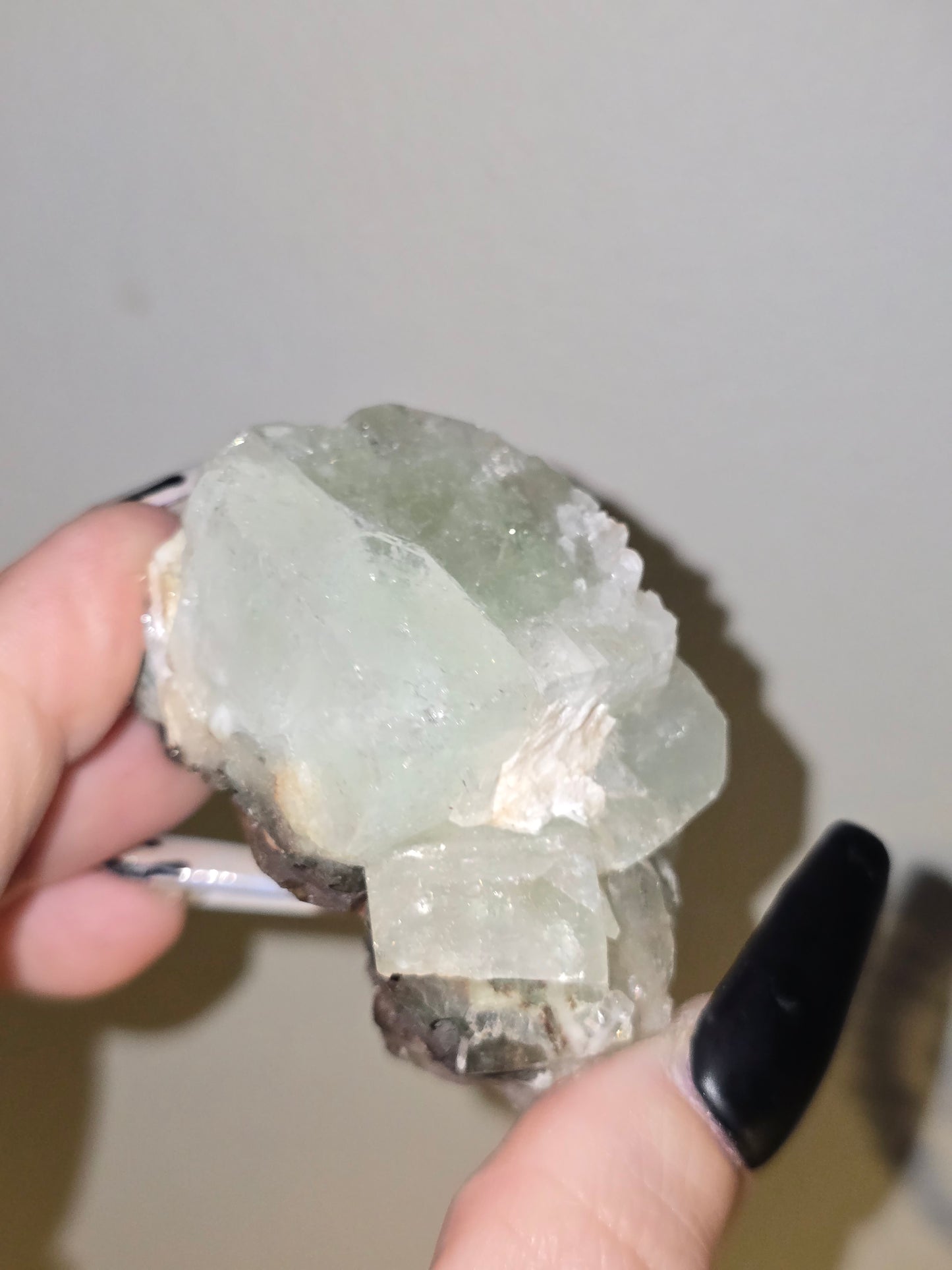 Pale Green Fluorite Cube | Clarity, Harmony & Mental Focus