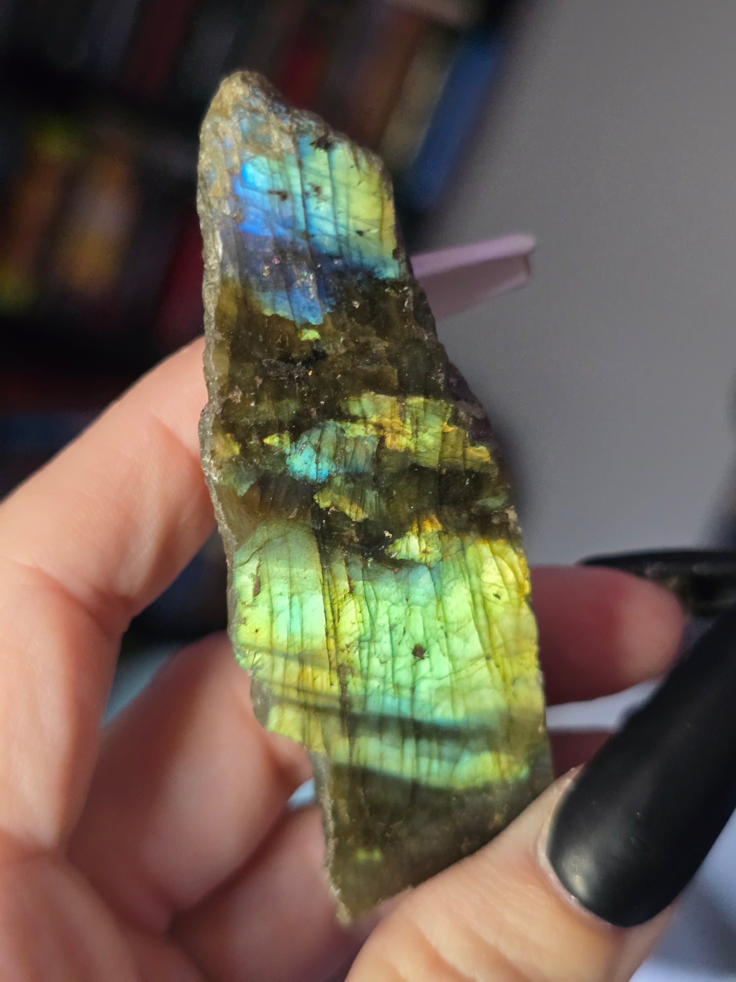 Raw & Polished Labradorite Specimen | Intuition, Transformation & Hidden Potential