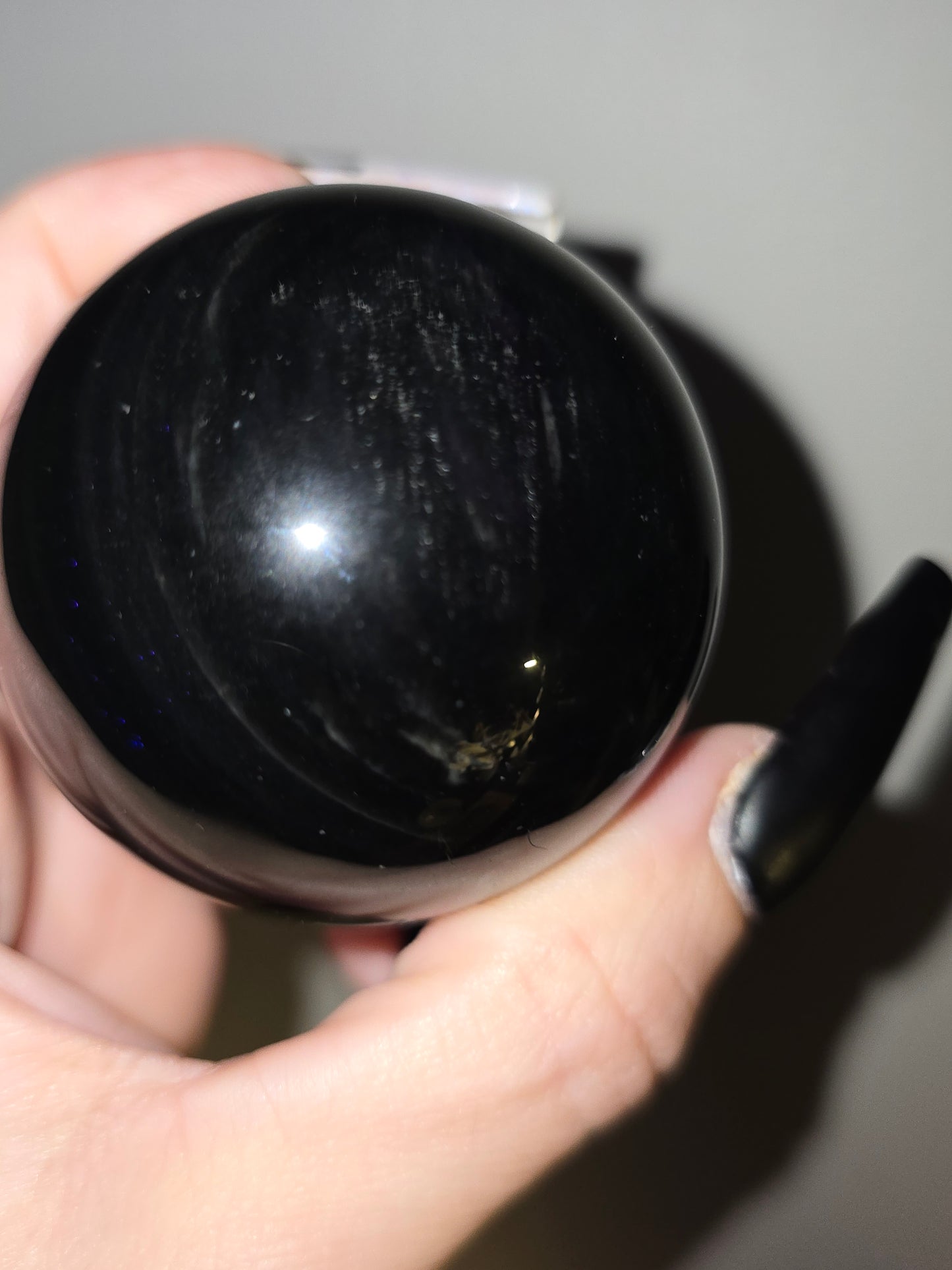 Rainbow Obsidian Sphere | Emotional Healing, Protection & Self-Discovery