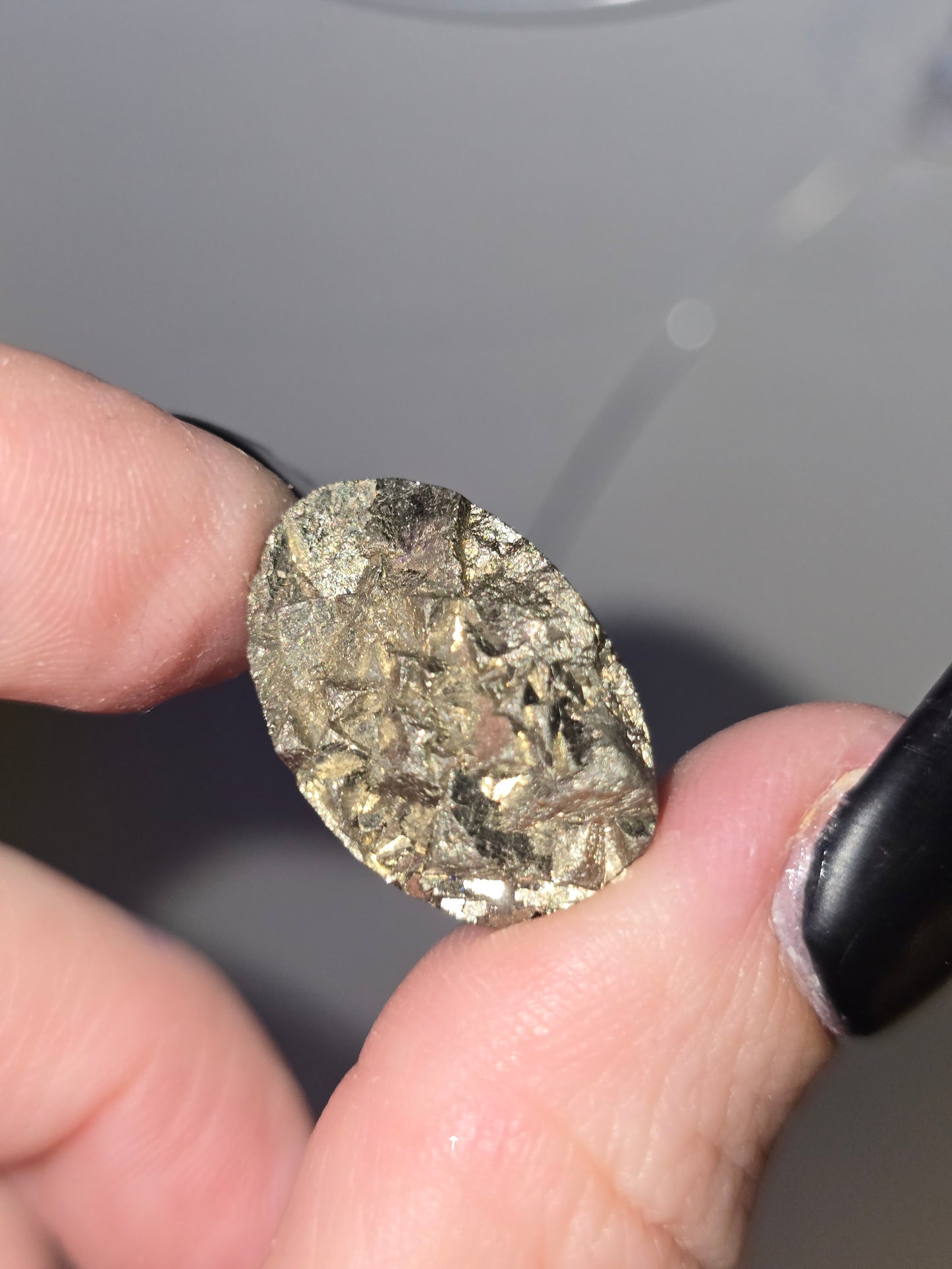 Raw Pyrite Face Magnet | Crystal Home & Office Décor