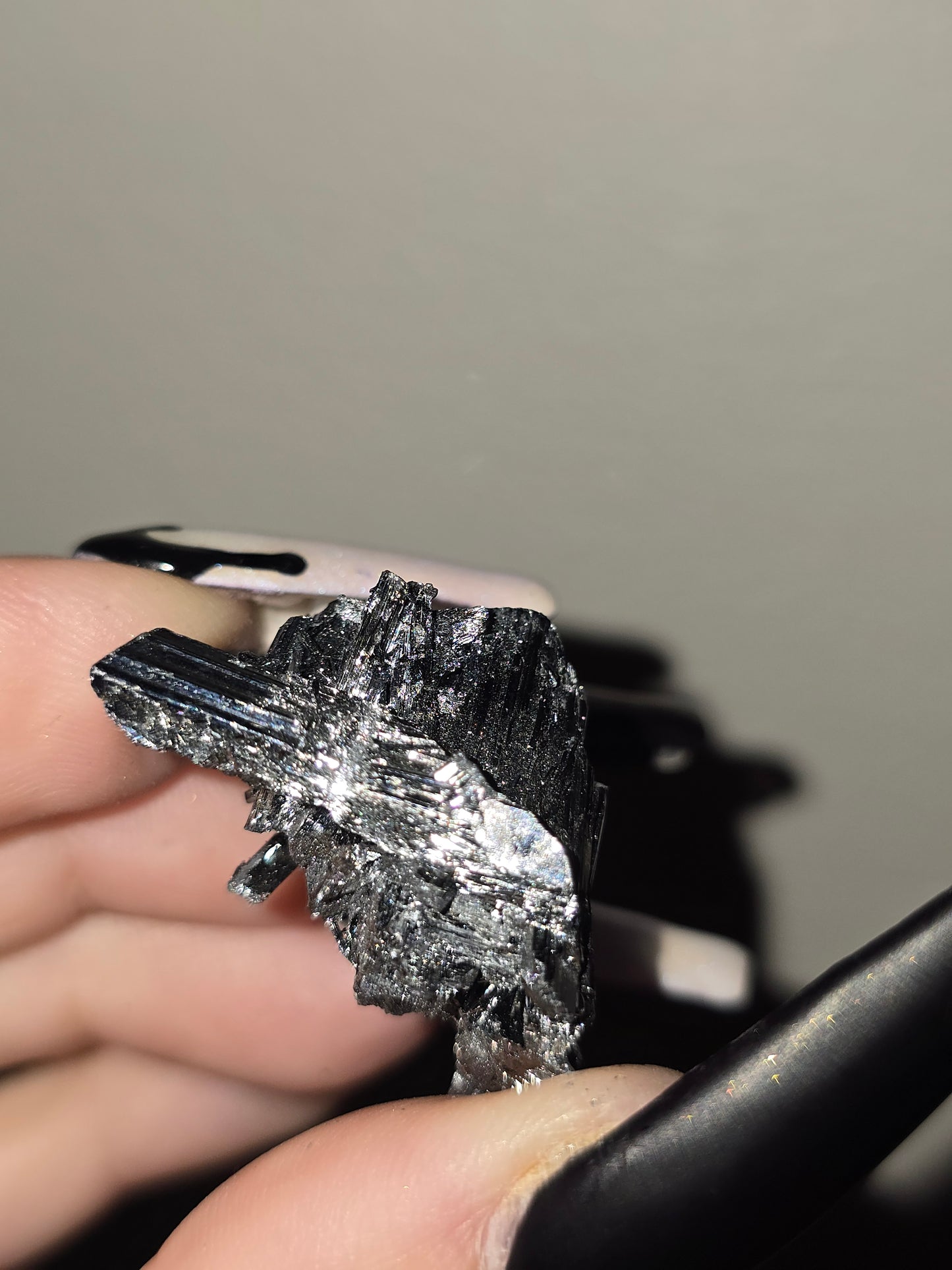 Raw Stibnite Specimen | Manifestation, Transformation & Spiritual Growth