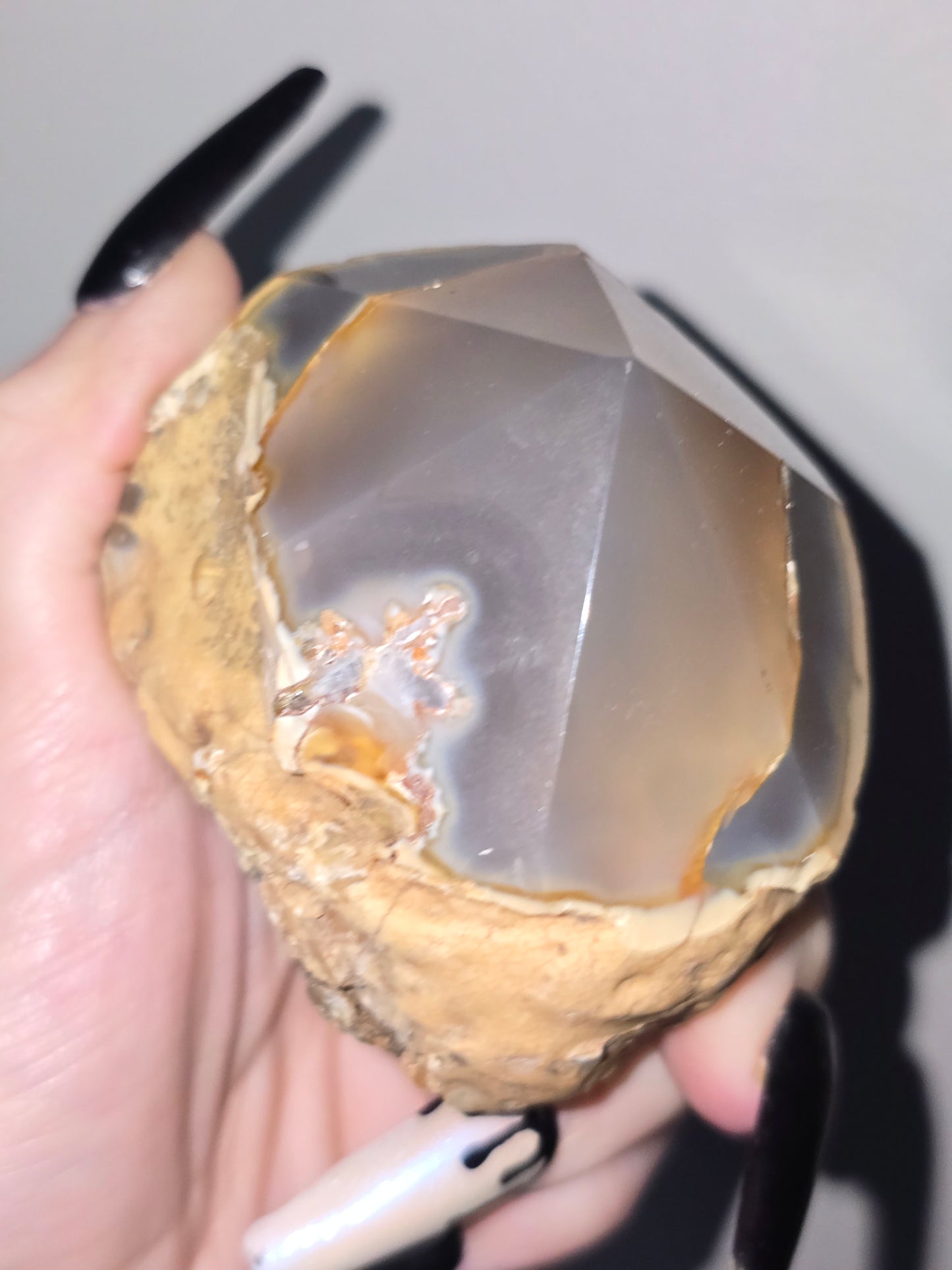 Agate Crystal Point | Stability, Balance & Gentle Grounding