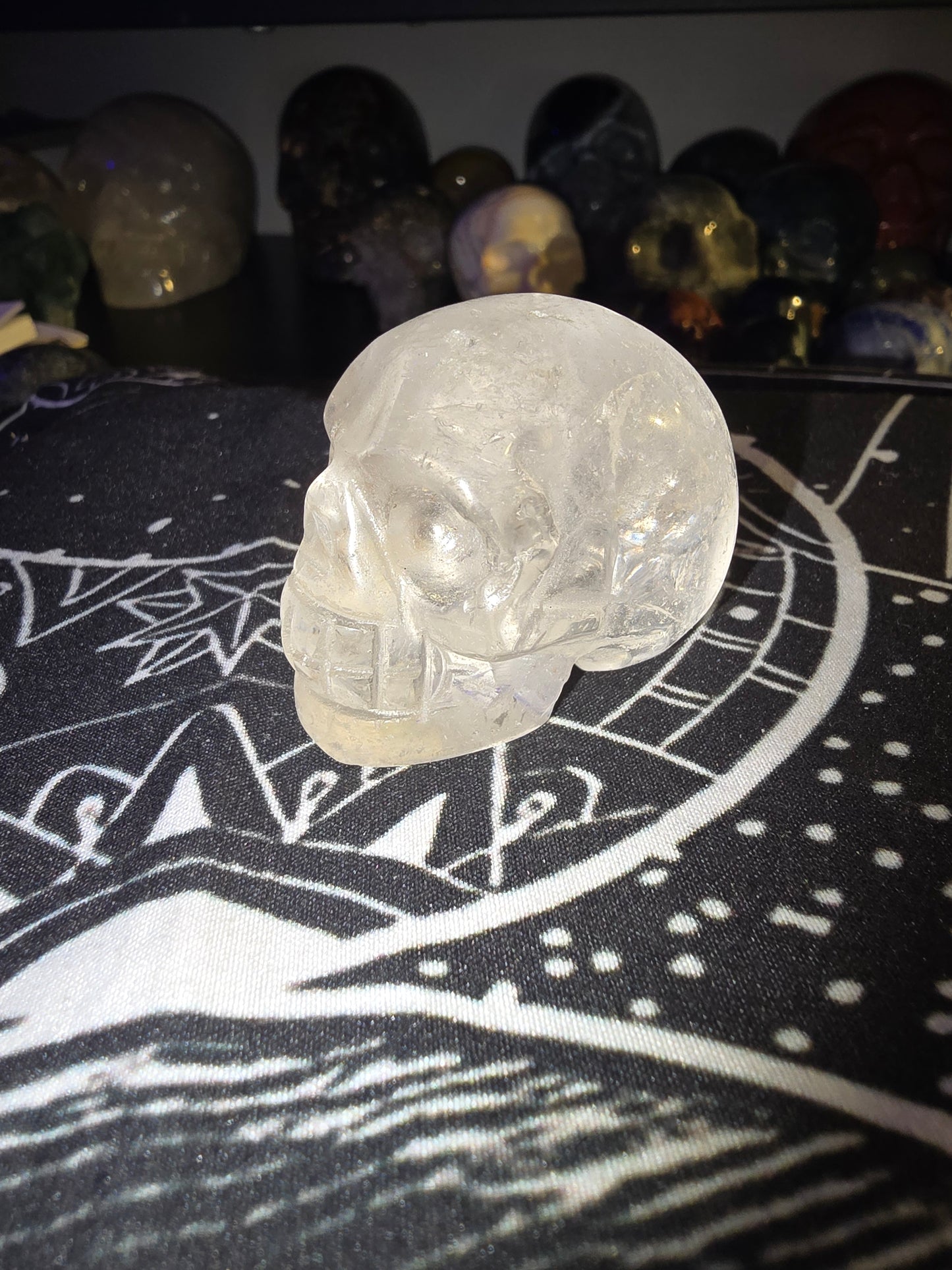Clear Quartz Mini Skull