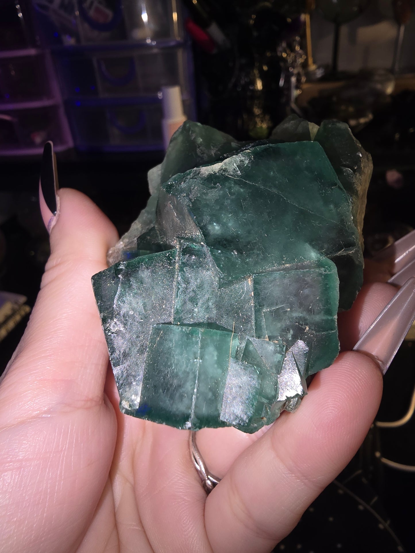 Green Cubic Fluorite