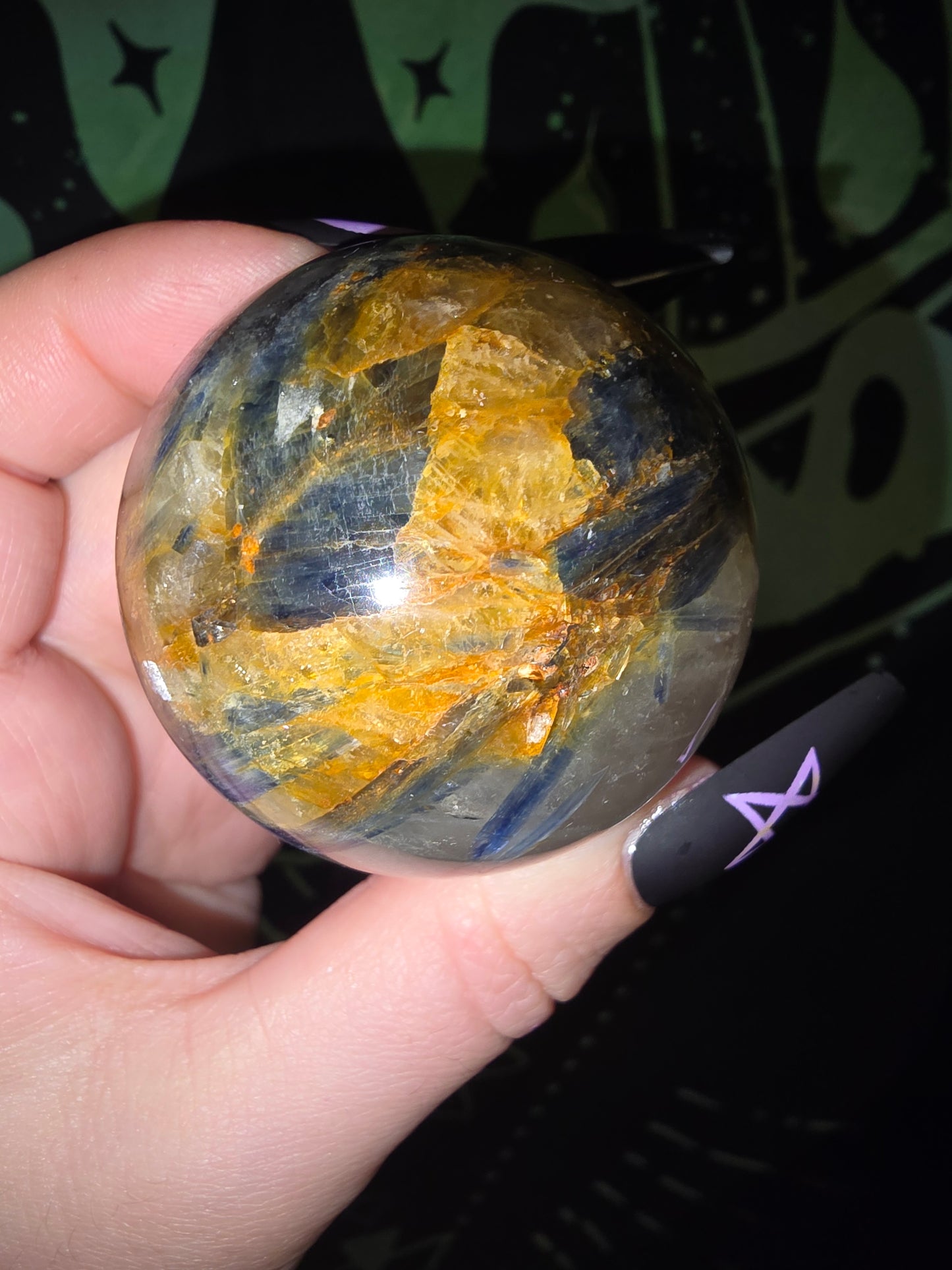 Blue Kyanite Sphere