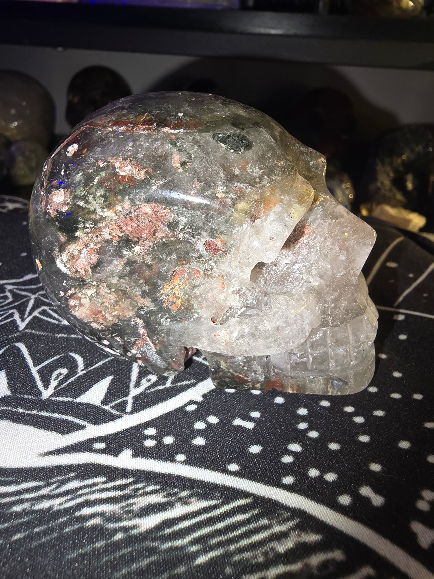 Garden Quartz Skull