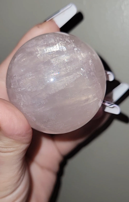 Rainbow Rose Quartz Sphere