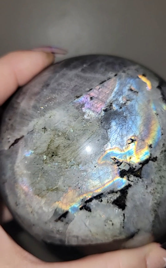 3 lb Labradorite Sphere